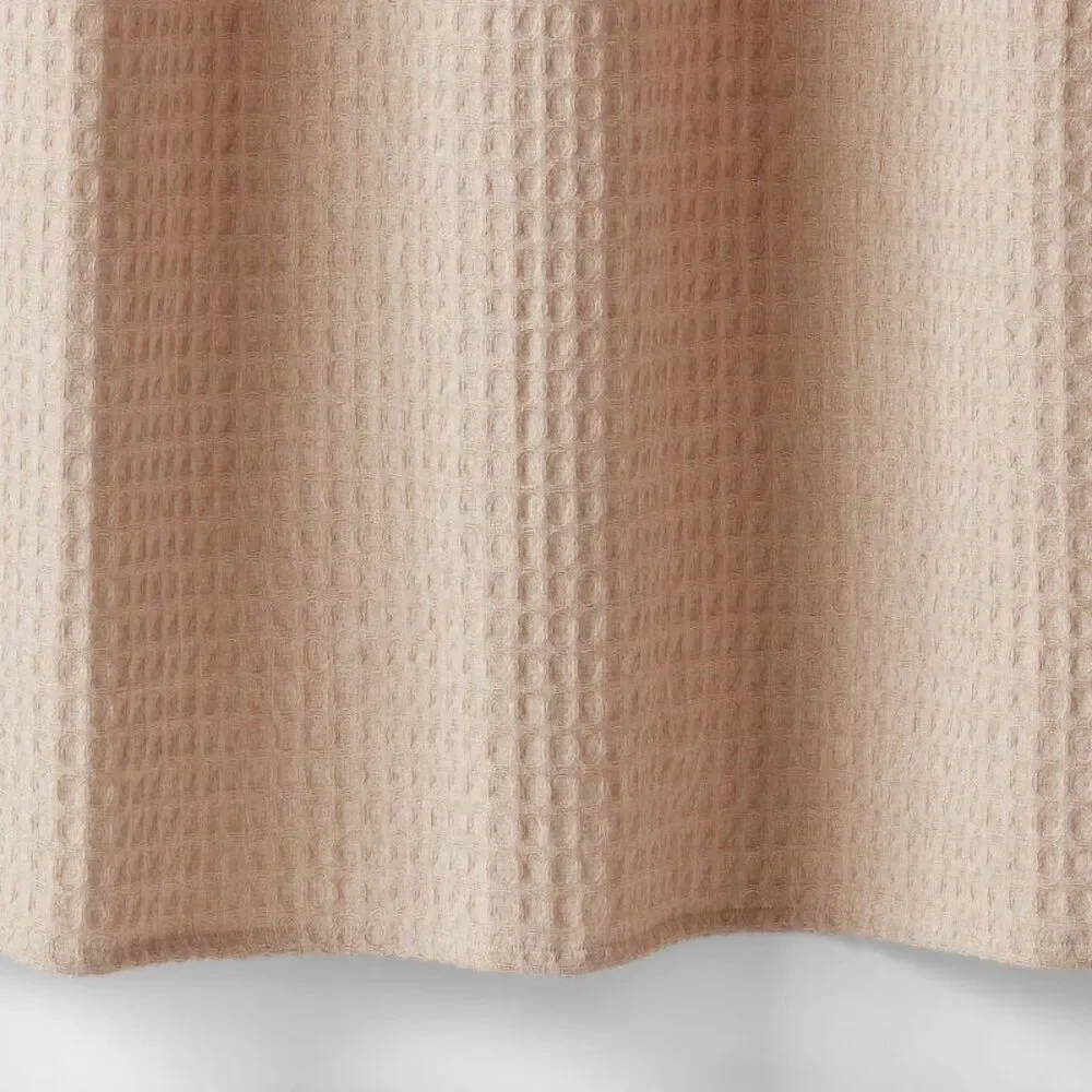 Threshold Waffle Shower Curtain in Beige
